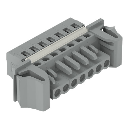 1-conductor female connector, CAGE CLAMP&reg;, 2.5 mm&sup2;, gray