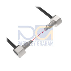 Plastic Fiber, Opposed Mode, Core Dia.: 1, Fiber Length 2 m, Angle, Thread, DuraBend, Free cut