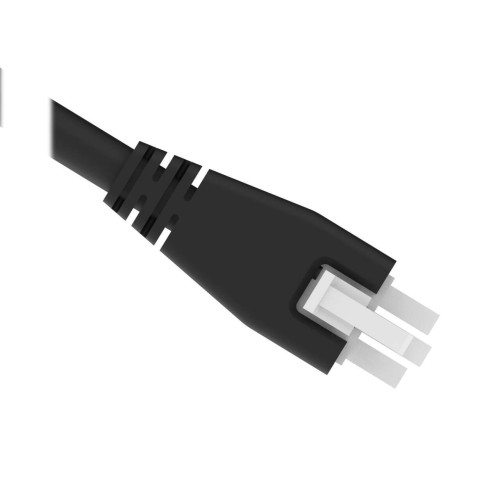 Cordset: Single Ended Molex, 3-pin Straight Female, 3.7 m 3x18 Black PVC Jacket, PVC Black