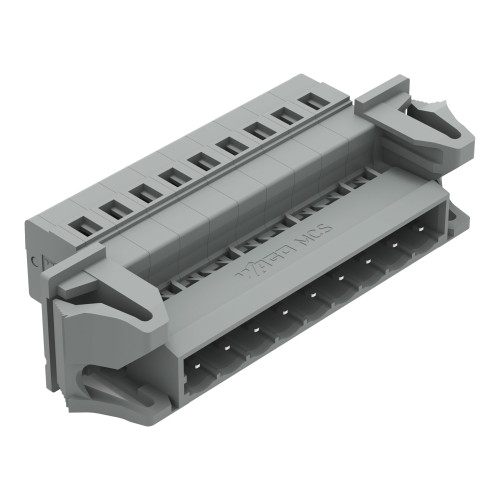 1-conductor male connector, CAGE CLAMP&reg;, 2.5 mm&sup2;, gray