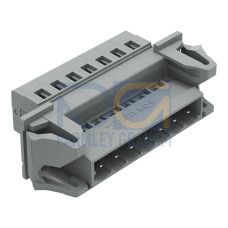 1-conductor male connector, CAGE CLAMP&reg;, 2.5 mm&sup2;, gray