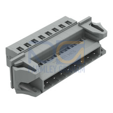 1-conductor male connector, CAGE CLAMP&reg;, 2.5 mm&sup2;, gray