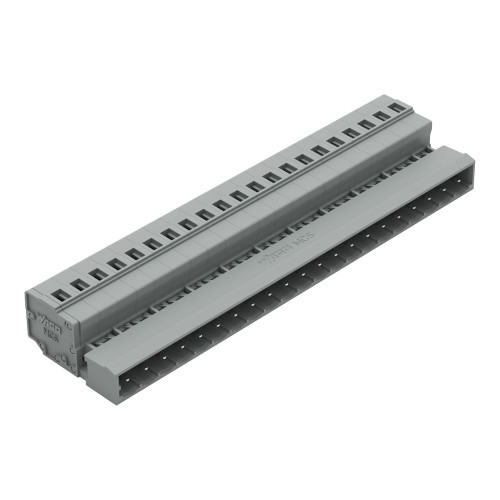 1-conductor male connector, CAGE CLAMP&reg;, 2.5 mm&sup2;, gray