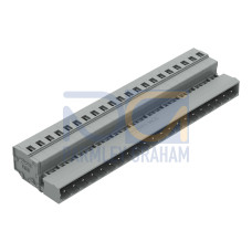 1-conductor male connector, CAGE CLAMP&reg;, 2.5 mm&sup2;, gray