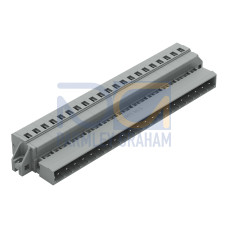 1-conductor male connector, CAGE CLAMP&reg;, 2.5 mm&sup2;, gray