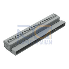 1-conductor male connector, CAGE CLAMP&reg;, 2.5 mm&sup2;, gray