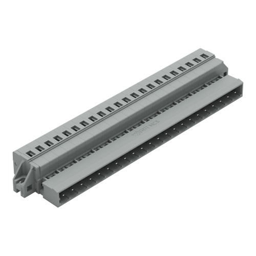 1-conductor male connector, CAGE CLAMP&reg;, 2.5 mm&sup2;, gray