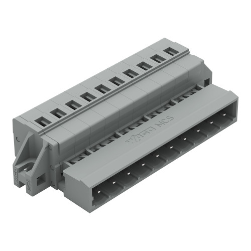 1-conductor male connector, CAGE CLAMP&reg;, 2.5 mm&sup2;, gray
