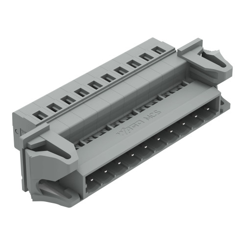 1-conductor male connector, CAGE CLAMP&reg;, 2.5 mm&sup2;, gray