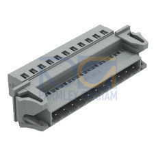 1-conductor male connector, CAGE CLAMP&reg;, 2.5 mm&sup2;, gray