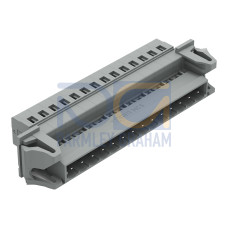 1-conductor male connector, CAGE CLAMP&reg;, 2.5 mm&sup2;, gray