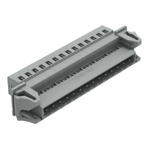 1-conductor male connector, CAGE CLAMP&reg;, 2.5 mm&sup2;, gray