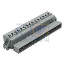 1-conductor male connector, CAGE CLAMP&reg;, 2.5 mm&sup2;, gray