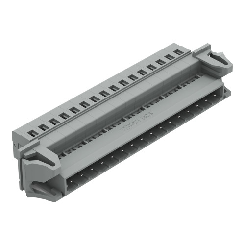 1-conductor male connector, CAGE CLAMP&reg;, 2.5 mm&sup2;, gray