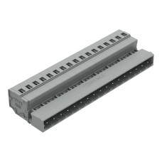 1-conductor male connector, CAGE CLAMP&reg;, 2.5 mm&sup2;, gray