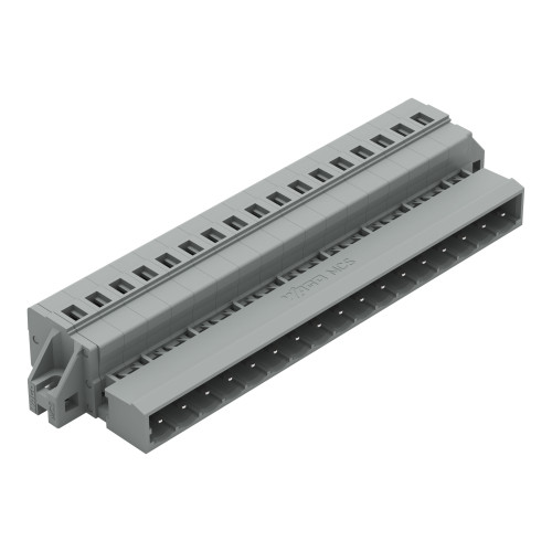 1-conductor male connector, CAGE CLAMP&reg;, 2.5 mm&sup2;, gray