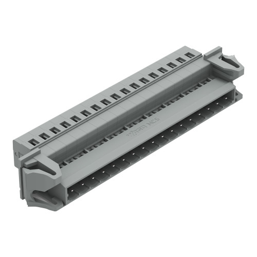 1-conductor male connector, CAGE CLAMP&reg;, 2.5 mm&sup2;, gray