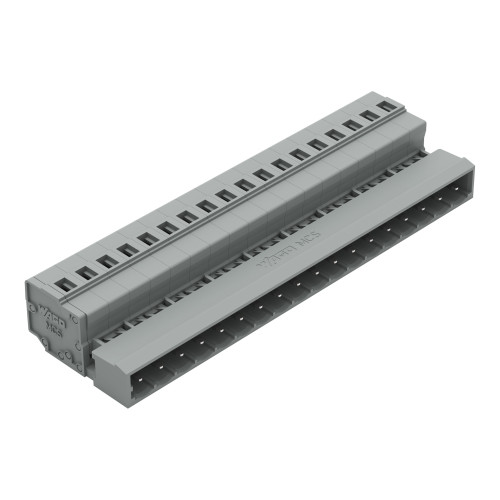 1-conductor male connector, CAGE CLAMP&reg;, 2.5 mm&sup2;, gray