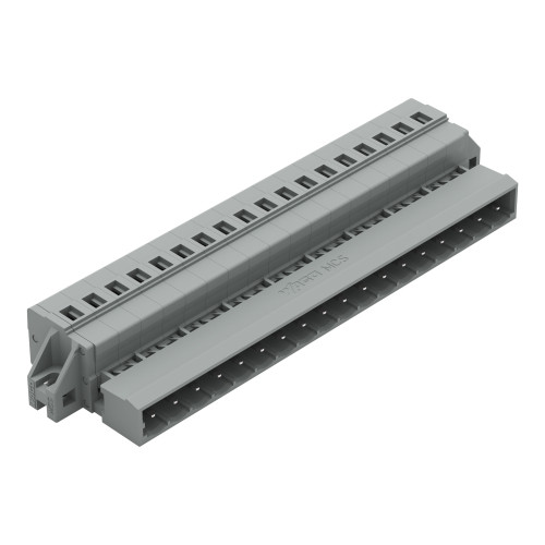 1-conductor male connector, CAGE CLAMP&reg;, 2.5 mm&sup2;, gray