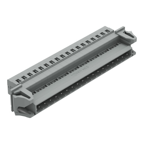 1-conductor male connector, CAGE CLAMP&reg;, 2.5 mm&sup2;, gray