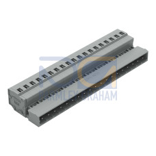 1-conductor male connector, CAGE CLAMP&reg;, 2.5 mm&sup2;, gray