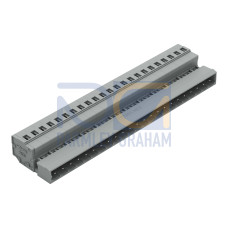 1-conductor male connector, CAGE CLAMP&reg;, 2.5 mm&sup2;, gray