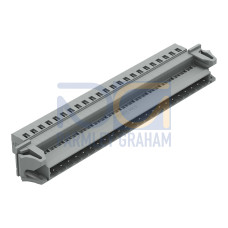 1-conductor male connector, CAGE CLAMP&reg;, 2.5 mm&sup2;, gray