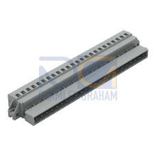 1-conductor male connector, CAGE CLAMP&reg;, 2.5 mm&sup2;, gray