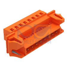 1-conductor male connector, CAGE CLAMP&reg;, 2.5 mm&sup2;, orange