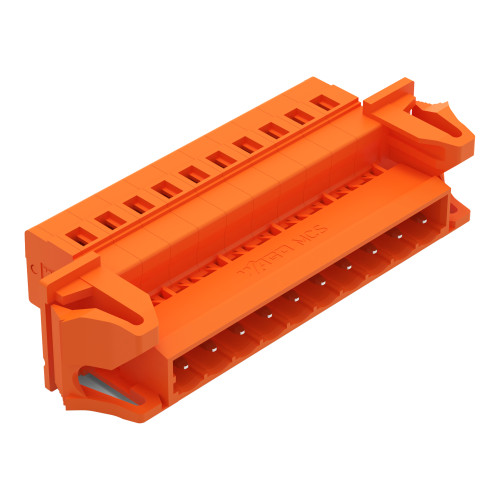 1-conductor male connector, CAGE CLAMP&reg;, 2.5 mm&sup2;, orange