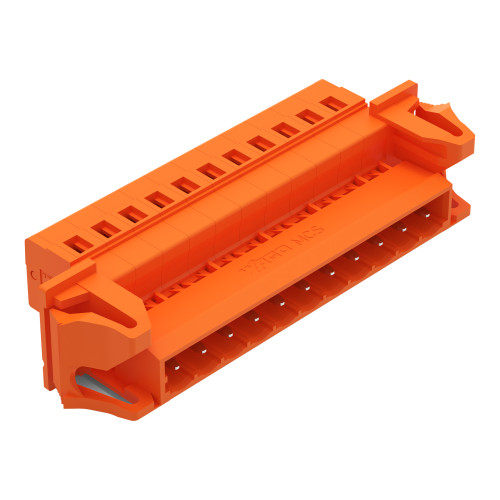 1-conductor male connector, CAGE CLAMP&reg;, 2.5 mm&sup2;, orange