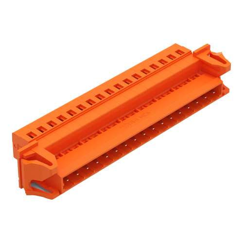 1-conductor male connector, CAGE CLAMP&reg;, 2.5 mm&sup2;, orange