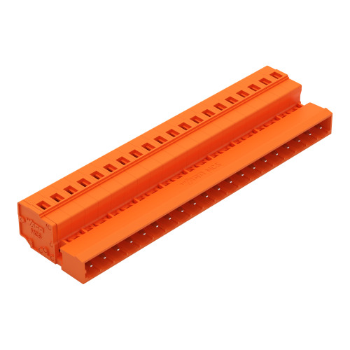 1-conductor male connector, CAGE CLAMP&reg;, 2.5 mm&sup2;, orange