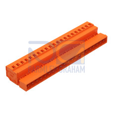 1-conductor male connector, CAGE CLAMP&reg;, 2.5 mm&sup2;, orange