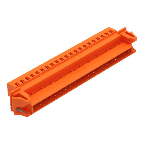 1-conductor male connector, CAGE CLAMP&reg;, 2.5 mm&sup2;, orange