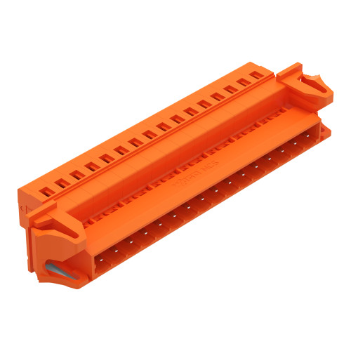 1-conductor male connector, CAGE CLAMP&reg;, 2.5 mm&sup2;, orange
