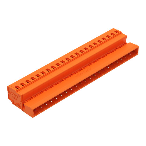 1-conductor male connector, CAGE CLAMP&reg;, 2.5 mm&sup2;, orange