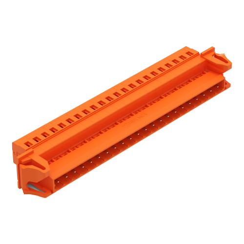 1-conductor male connector, CAGE CLAMP&reg;, 2.5 mm&sup2;, orange