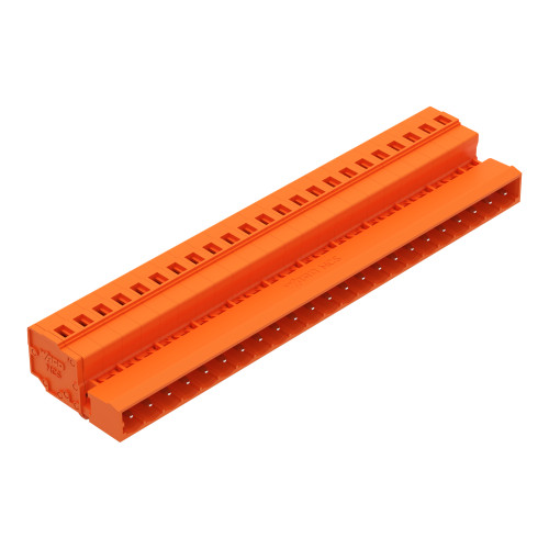 1-conductor male connector, CAGE CLAMP&reg;, 2.5 mm&sup2;, orange