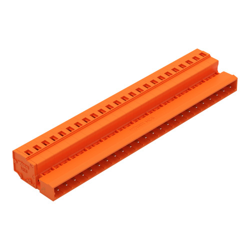 1-conductor male connector, CAGE CLAMP&reg;, 2.5 mm&sup2;, orange