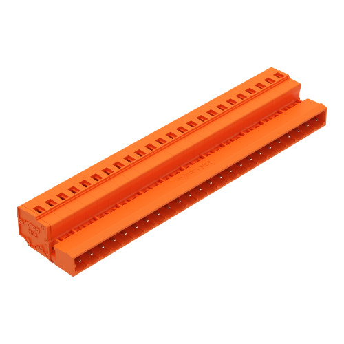 1-conductor male connector, CAGE CLAMP&reg;, 2.5 mm&sup2;, orange