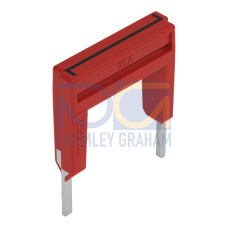 Continuous jumper, from 1 to 4, insulated, red