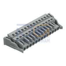 1-conductor female connector, CAGE CLAMP&reg;, 2.5 mm&sup2;, gray