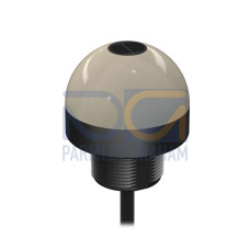 K50 C3-Series EZ-LIGHT: 3-Color Fixed-Field Sensor, Voltage: 12-30 V dc, Housing: Polycarbonate, IP67 IP69K, Range: 100, Output: PNP (NO), Colors: White Red Green, 5-pin M12 Integral QD