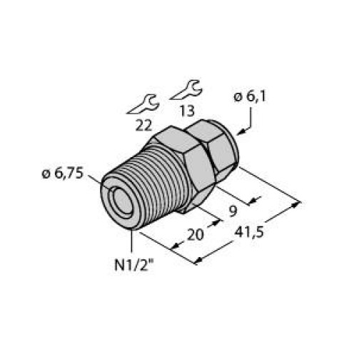Accessories, Compression Fitting, For Temperature Sensors
