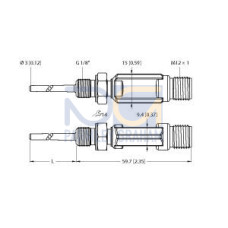Temperature Detection, With Current Output and PNP/NPN Transistor Switching Outp