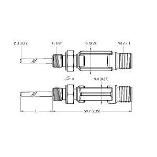Temperature Detection, With Current Output and PNP/NPN Transistor Switching Outp
