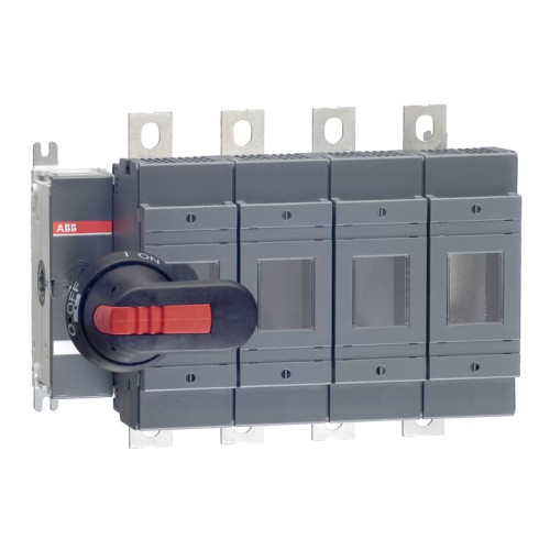 Switch Fuses,Front Operated,4-pole,04 (Left Side),British Standard,B1-B3,Handle and shaft included,Switched - With Solid Link