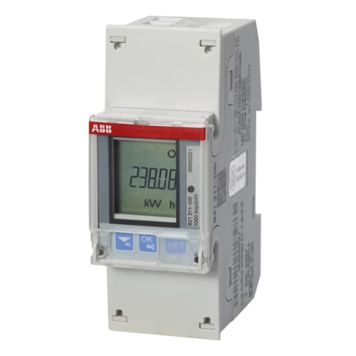 B21 311-100, Energy meter'Silver', IR port, Single-phase, 5 A