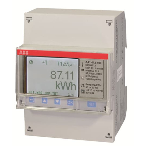 A41 412-100, Energy meter'Gold', Modbus RS485, Single-phase, 5 A